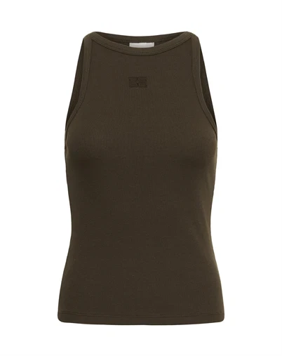 Gestuz - GZDrew Logo 2.0 Tank Top - Slate Black 